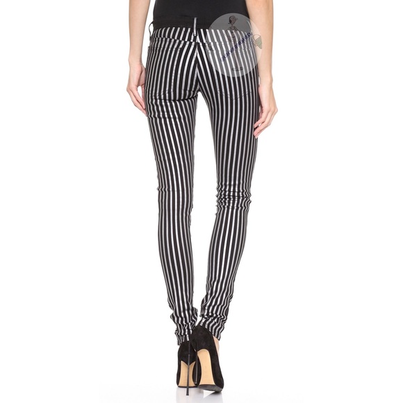 Faith Connexion Silver Striped Coated Jeans - Picture 7 of 7